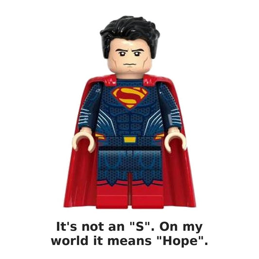 Superman / Man of Steel / DC Movie / Minifigure / LEGO Compatible