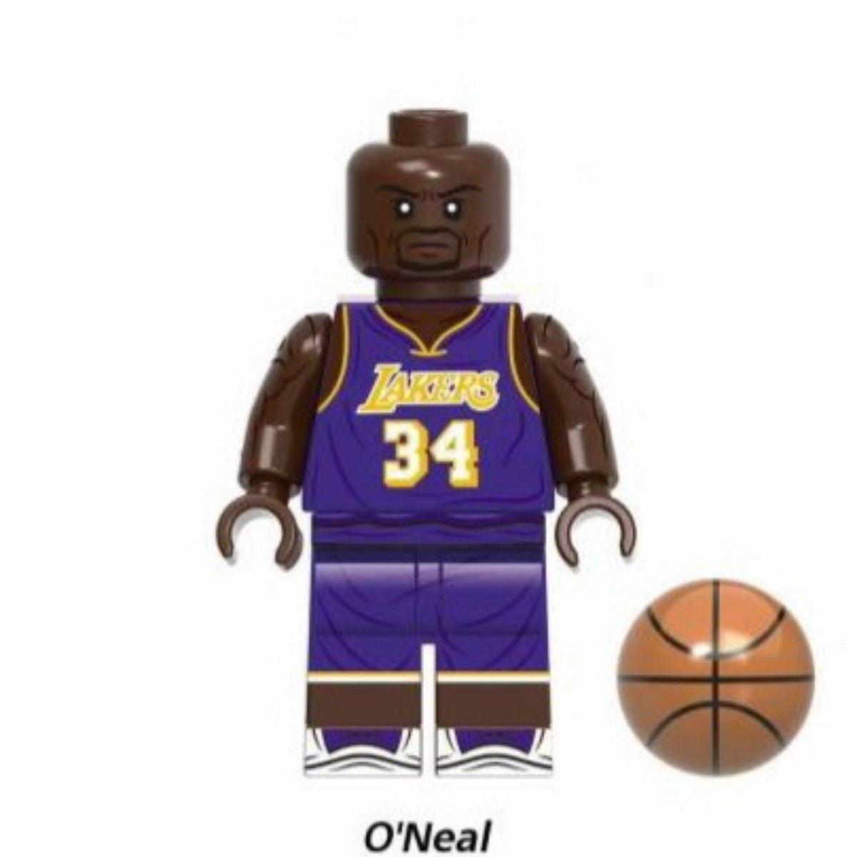 Shaquille O'Neal (ball) / NBA / Basketball LEGO compatible minifigure