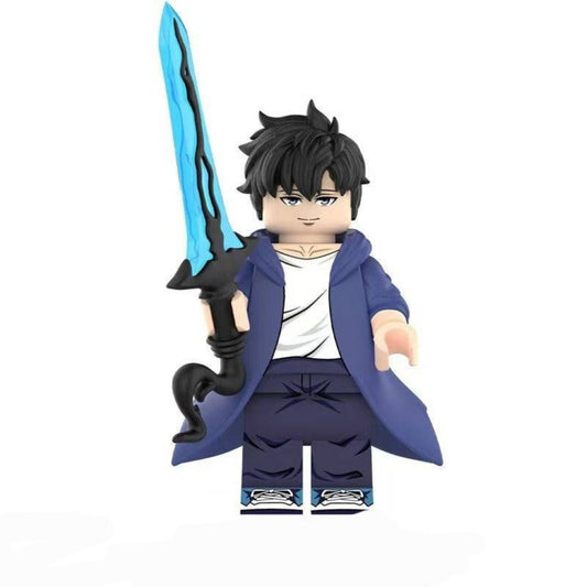 Sung Jin-Woo with Blue Sword / Solo Leveling / LEGO Compatible