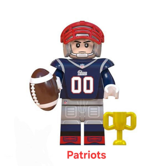 New England Patriots / NFL / Football / Minifigure / LEGO Compatible