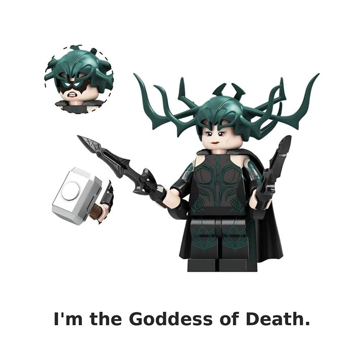 Hela Alt Version / Marvel / Supervillain / Minifigure / LEGO Compatible