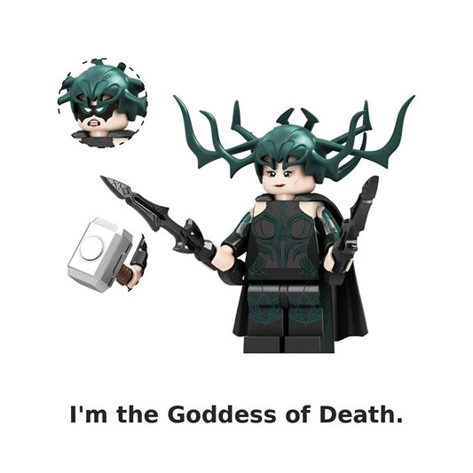 Hela Alt Version / Marvel / Supervillain / Minifigure / LEGO Compatible