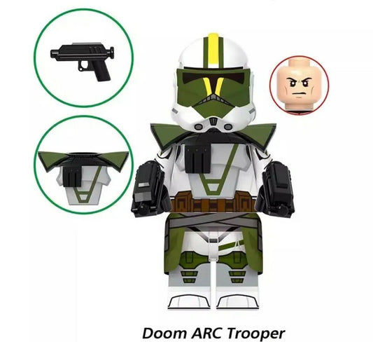 Doom ARC Trooper / Clone Wars / Star Wars LEGO compatible minifigure