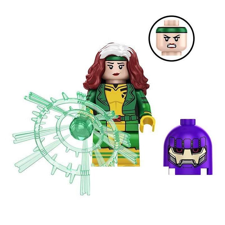 Rogue X-Men 97 with Power Effects / Minifigure / LEGO Compatible