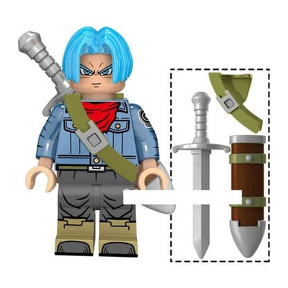 Future Trunks / Sword & Jacket / Dragon Ball / Minifigure / LEGO Compatible
