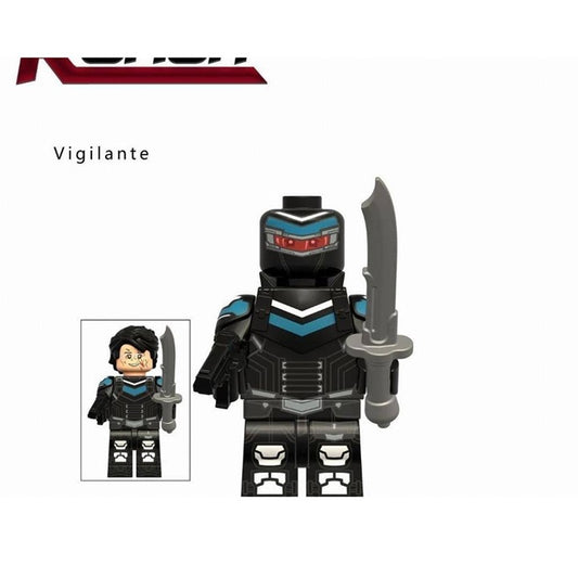 Vigilante / DCU / Rifle & Chainsaw LEGO compatible minifigure