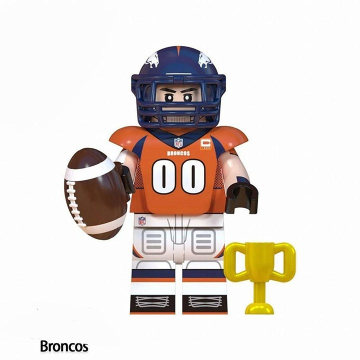 Denver Broncos / NFL / Football / Minifigure / LEGO Compatible