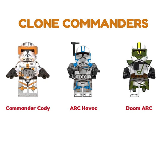 Star Wars Clone Commanders Cody Havoc Doom / Minifigure / LEGO Compatible