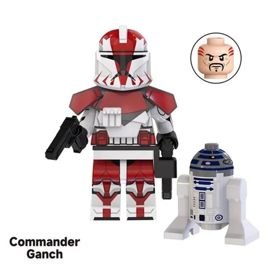 Commander Ganch / Clone Wars / Clone Minifigure / LEGO Compatible