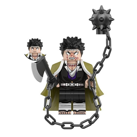 Gyomei Himejima / Stone Hashira / Demon Slayer LEGO compatible minifigure