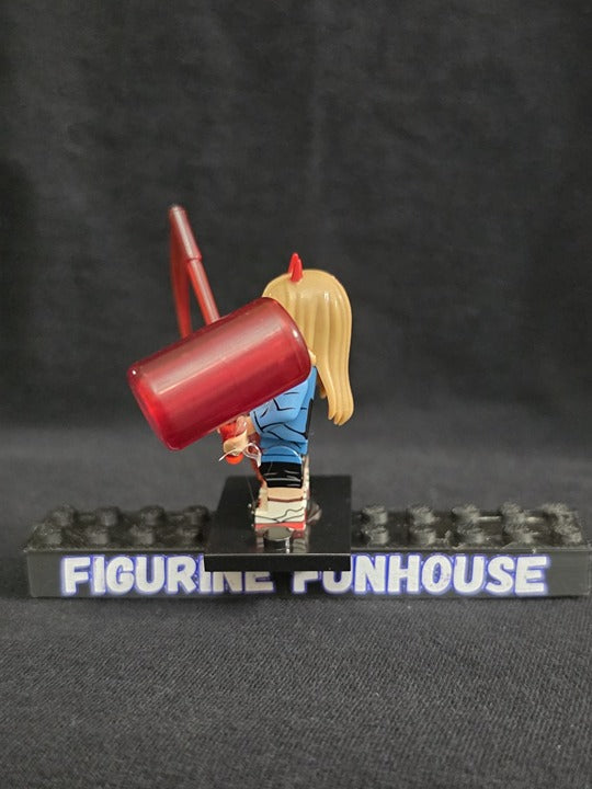 Power / Blood Hammer and Scythe / Chainsaw Man / Minifigure / LEGO Compatible