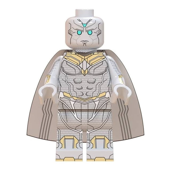 White Vision / WandaVision / Marvel / Minifigure / LEGO Compatible