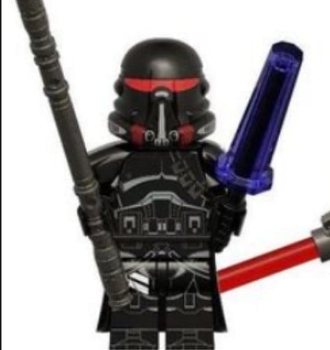 Purge Trooper (Purple baton) Empire / StarWars LEGO compatible minifigure