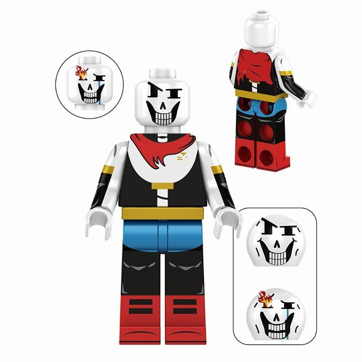 Papyrus Undertale Skeleton / Minifigure / LEGO Compatible