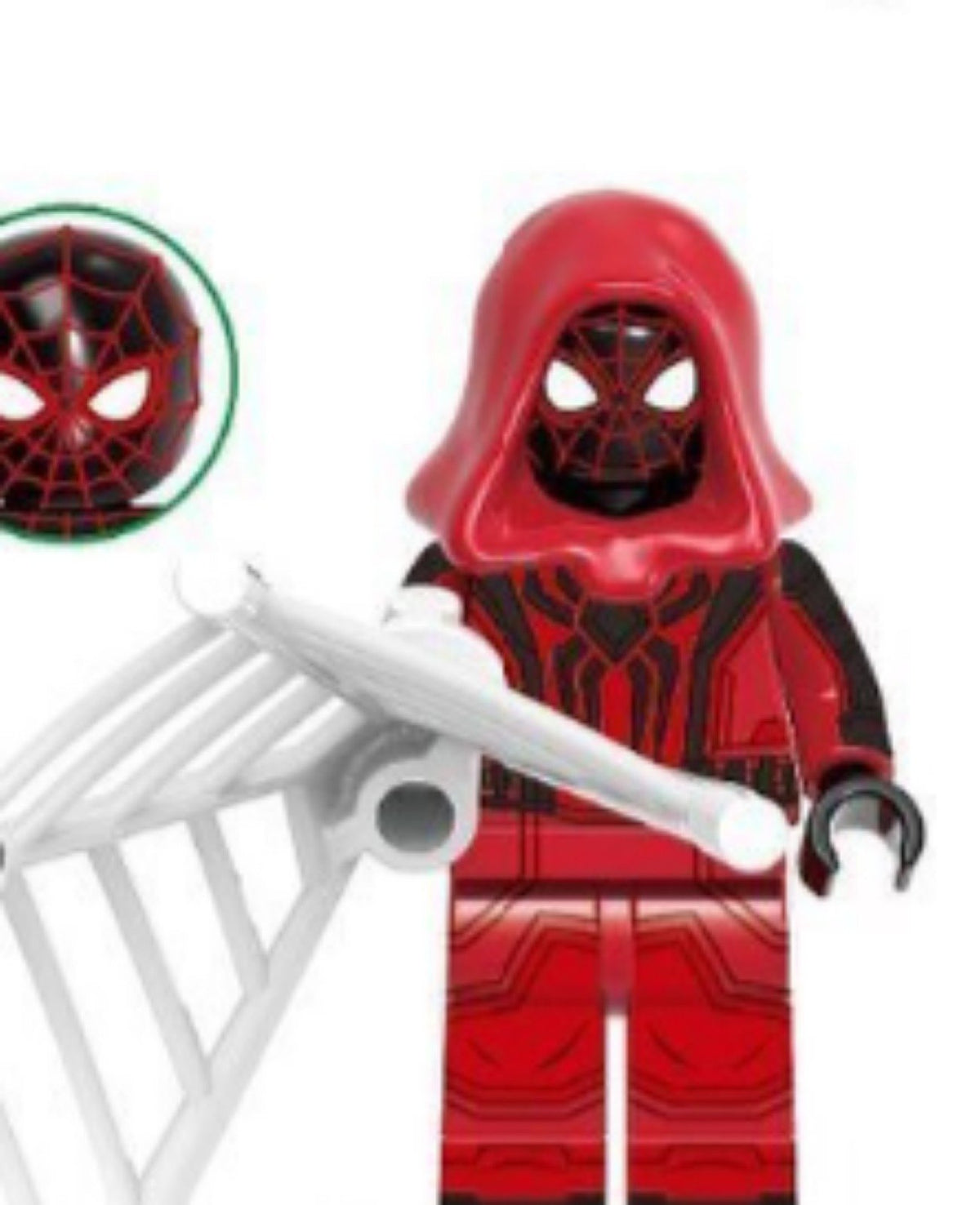 Miles Morales Crimson Cowl / Spider-Man LEGO compatible minifigure