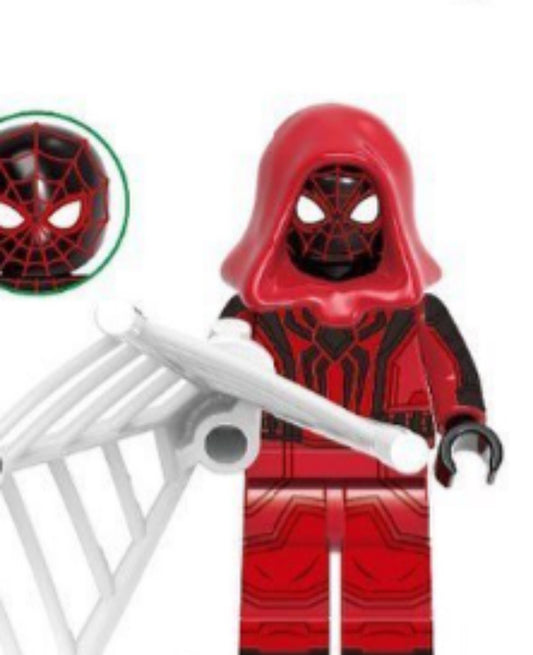 Miles Morales Crimson Cowl / Spider-Man LEGO compatible minifigure