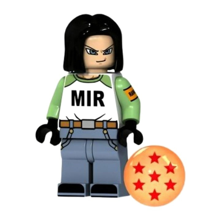 Android 17 / Universal Champion / Dragon Ball / Minifigure / LEGO Compatible