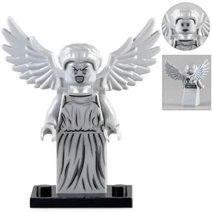 Weeping Angel / Stone Statue / Wings / Doctor Who / Minifigure / LEGO Compatible
