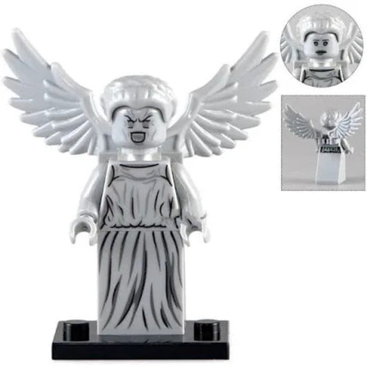 Weeping Angel / Stone Statue / Wings / Doctor Who / Minifigure / LEGO Compatible