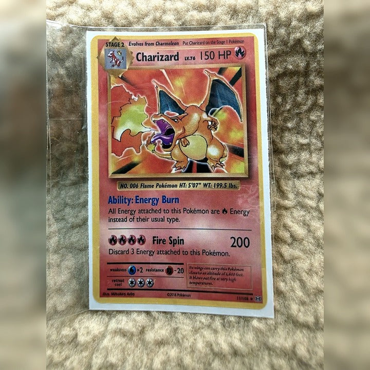 Charizard Card Credit Card Skin Sticker