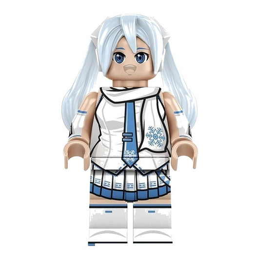 Snow Miku Winter Hatsune Miku with Guitar / Minifigure / LEGO Compatible