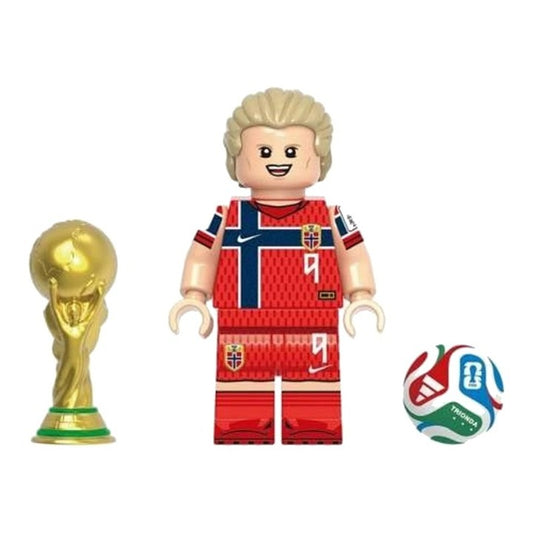 Erling Haaland / Norway / Soccer / Minifigure / LEGO Compatible