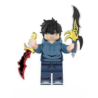 Sung Jinwoo / Blue Hoodie / Solo Leveling / Minifigure / LEGO Compatible