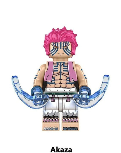 Demon Slayer Bundle Tanjiro Rengoku Akaza / Anime / Minifigure / LEGO Compatible