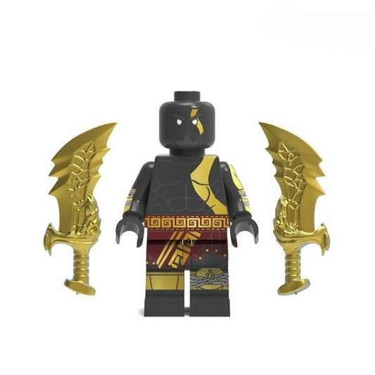 Dark Odyssey Kratos / God of War / Video Game / LEGO-Compatible Minifigure