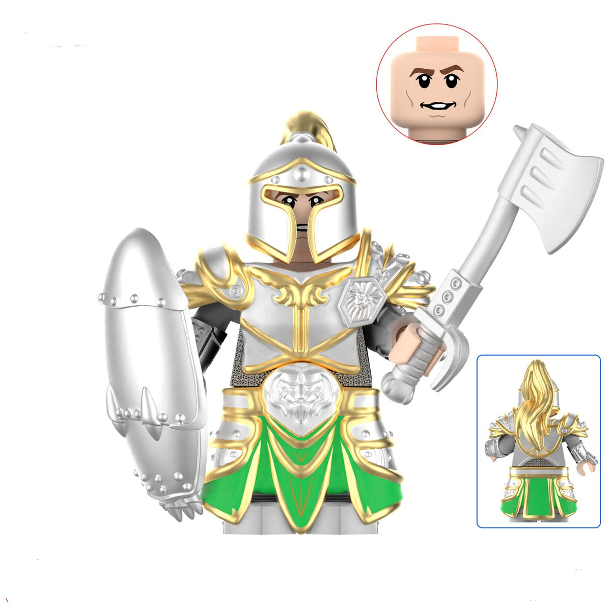 Green Dragon Guard / Warcraft LEGO compatible minifigure