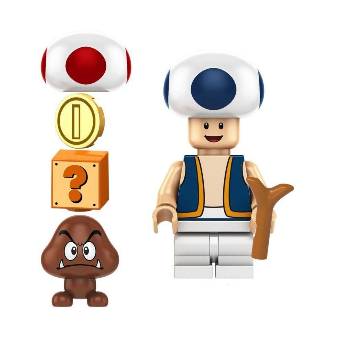 Toad / Super Mario / Nintendo / Minifigure / LEGO Compatible