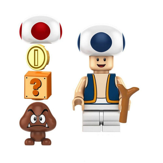 Toad / Super Mario / Nintendo / Minifigure / LEGO Compatible