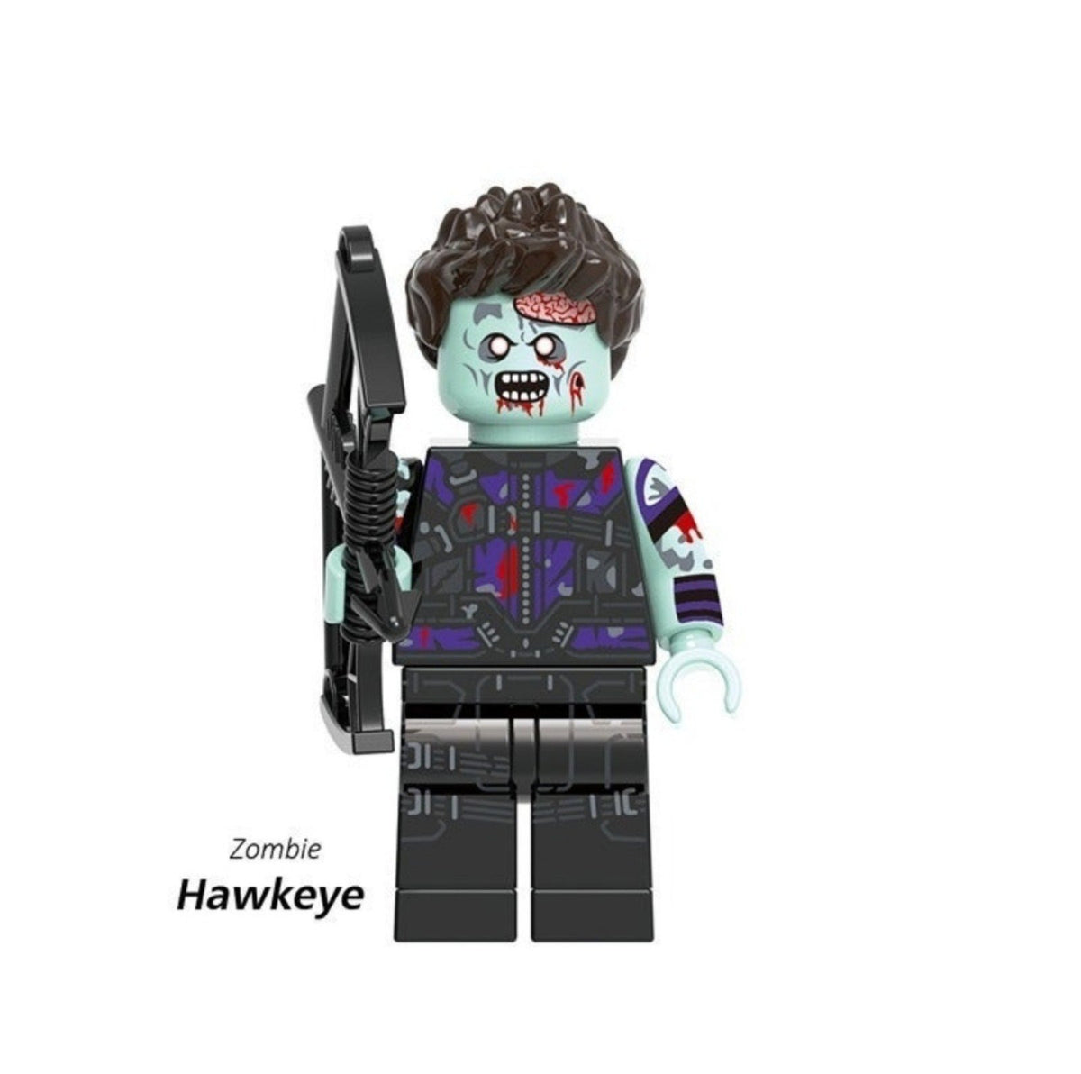 Zombie Clint Barton / Hawkeye / Marvel LEGO compatible minifigure