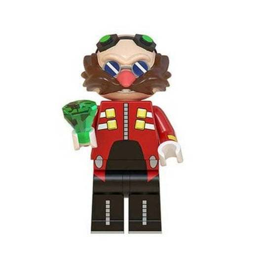 Dr Robotnik Sonic Minifigure / Eggman Video Game LEGO-Compatible Figure