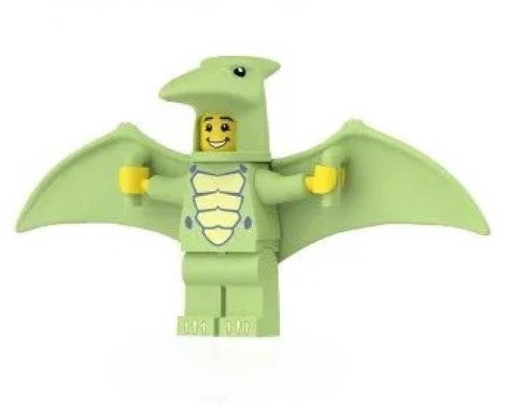 Green Pterodactyl / Dinosaur LEGO compatible minifigure