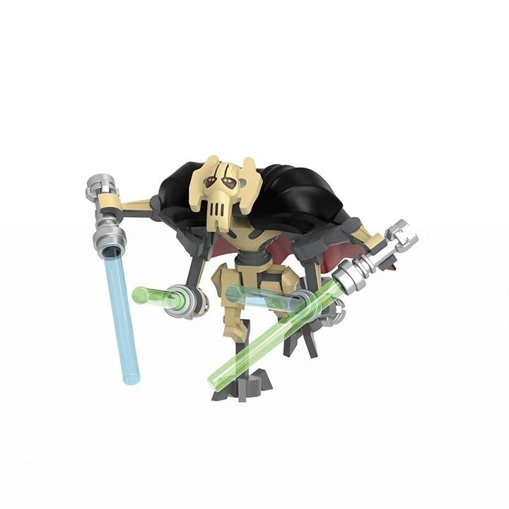General Grievous / Cape / Lightsabers / Star Wars LEGO compatible minifigure