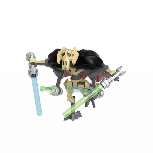 General Grievous / Cape / Lightsabers / Star Wars LEGO compatible minifigure