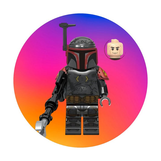 Dark Red Mandalorian Tribe / Star Wars / Minifigure / LEGO Compatible