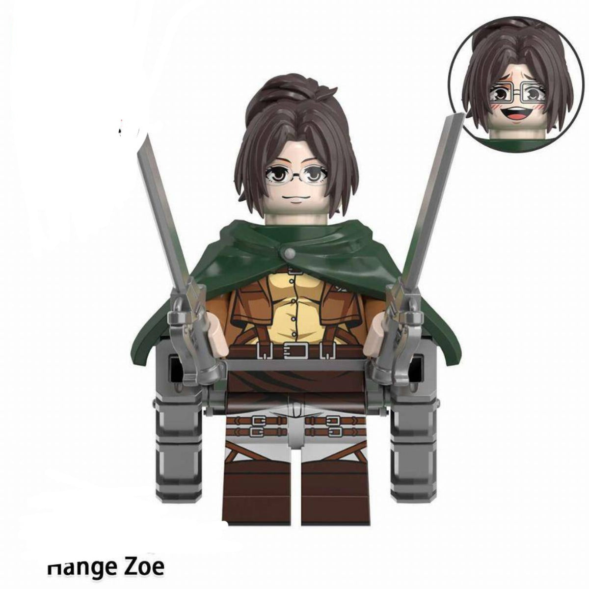 Hange Zoe / Attack on Titan / Anime LEGO compatible minifigure