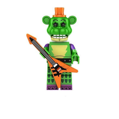 Rockstar Freddy Green Version / FNAF Minifigure / LEGO Compatible