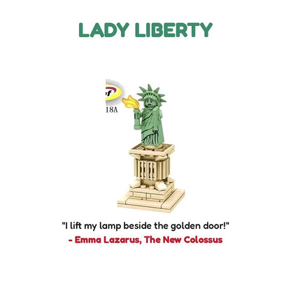 Statue of Liberty Big Fig w/ Base / New York / Minifigure / LEGO Compatible