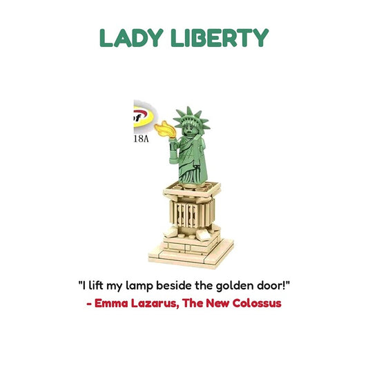 Statue of Liberty Big Fig w/ Base / New York / Minifigure / LEGO Compatible