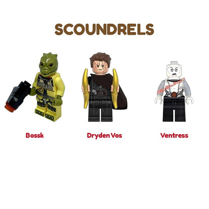 Star Wars Scoundrels Bossk Dryden Vos Ventress / Minifigure / LEGO Compatible