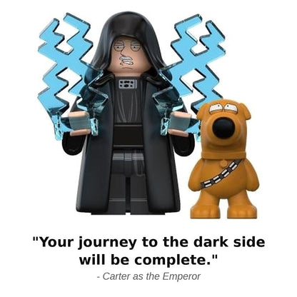 Carter as Emperor Palpatine Family Guy Star Wars Minifigure / LEGO Compatible