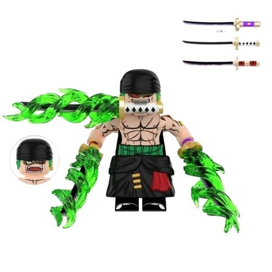 Zoro / Rage Mode / Green Aura / One Piece / Minifigure / LEGO Compatible