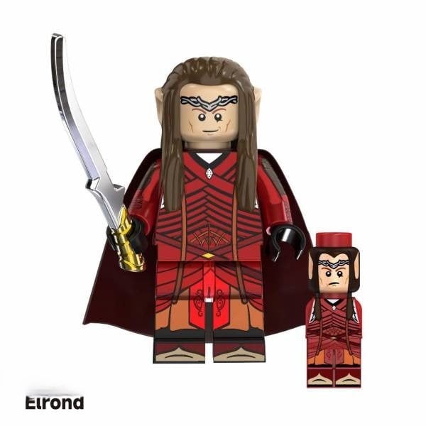 Battle Ready Elrond / LOTR / Lord of the Rings LEGO compatible minifigure