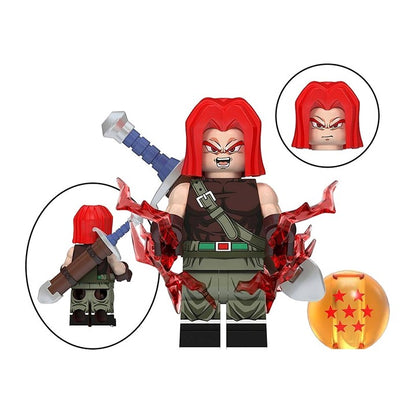 Xeno Trunks / Red Hair / Dragon Ball Heroes / Minifigure / LEGO Compatible