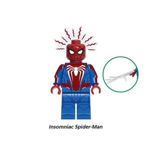 Insomniac Spider-Man / Marvel LEGO compatible minifigure