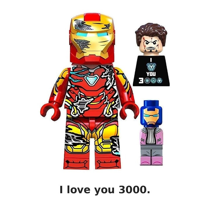 Iron Man / Mark 85 / Morgan Stark Mini / Marvel / Minifigure / LEGO Compatible