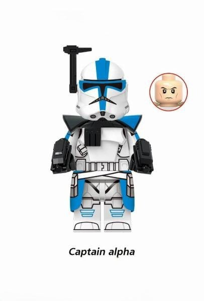 Captain Alpha / Clone Trooper / Star Wars LEGO compatible minifigure
